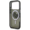 Karl Lagerfeld IML Glitter Karl & Choupette Sketch Logo MagSafe - Case iPhone 17 Pro (Black)