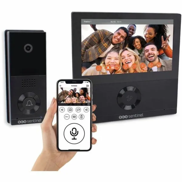 Viedais Videoporters SCS SENTINEL VisioWifi Melns noir