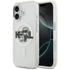 Karl Lagerfeld IML Glitter Karl & Choupette Sketch Logo MagSafe - Case for iPhone 17 (transparent)