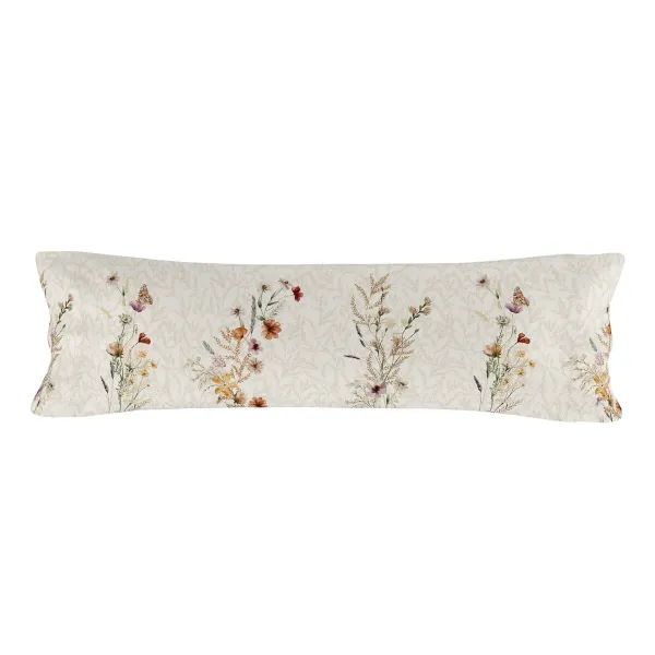 Pillowcase HappyFriday Wild flowers Multicolour 45 x 125 cm