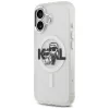 Karl Lagerfeld IML Glitter Karl & Choupette Sketch Logo MagSafe - Case for iPhone 17 (transparent)