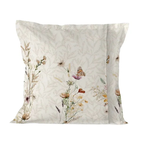 Pillowcase HappyFriday Wild flowers Multicolour 60 x 60 cm