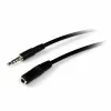Jack Extension Cable (3.5 mm) Startech MUHSMF1M             Black 1 m