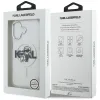 Karl Lagerfeld IML Glitter Karl & Choupette Sketch Logo MagSafe - Case for iPhone 17 (transparent)