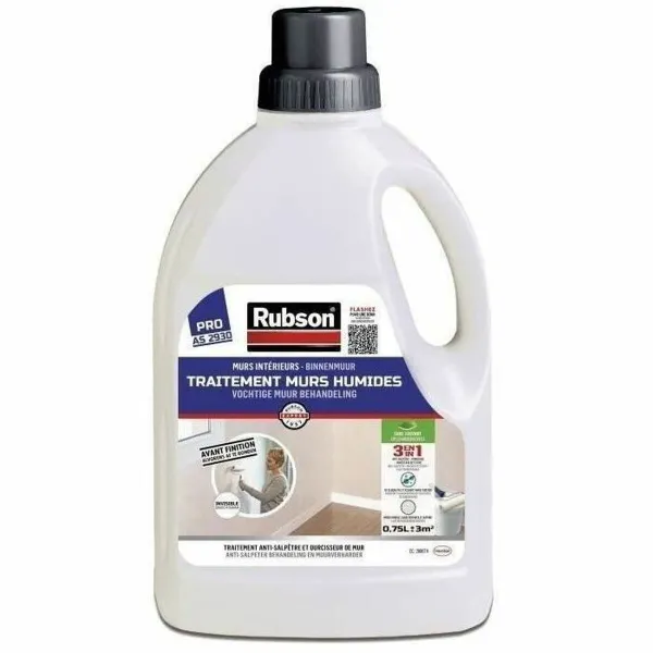 Pohjamaali Rubson Valkoinen 750 ml Matta