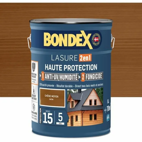 Gruntskrāsa Bondex Brūns Satīna apdare 5 L