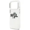 Karl Lagerfeld IML Glitter Karl & Choupette Sketch Logo MagSafe - Case for iPhone 17 Pro (transparent)