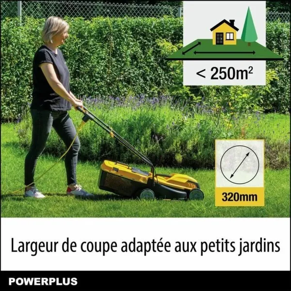 Косилка Powerplus POWEG62203 30 L 1000 W 230 V 32 cm 20-70 mm