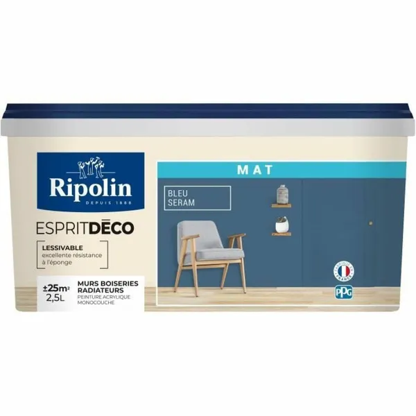 Kruntvärv Ripolin Sinine Matt 2,5 L