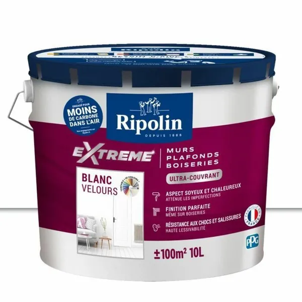 Gruntskrāsa Ripolin Balts 10 L Matt
