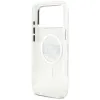 Karl Lagerfeld IML Glitter Karl & Choupette Sketch Logo MagSafe - Case for iPhone 17 Pro Max (transparent)