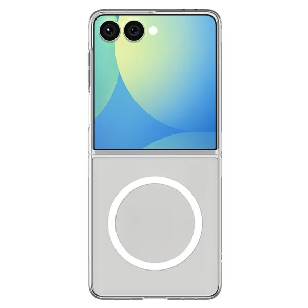 Spigen Airskin Mag MagSafe - Case for Samsung Galaxy Z Flip 7 (Clear/White)