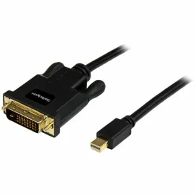 Mini DisplayPort uz DVI Adapters Startech MDP2DVIMM10B         3 m Melns