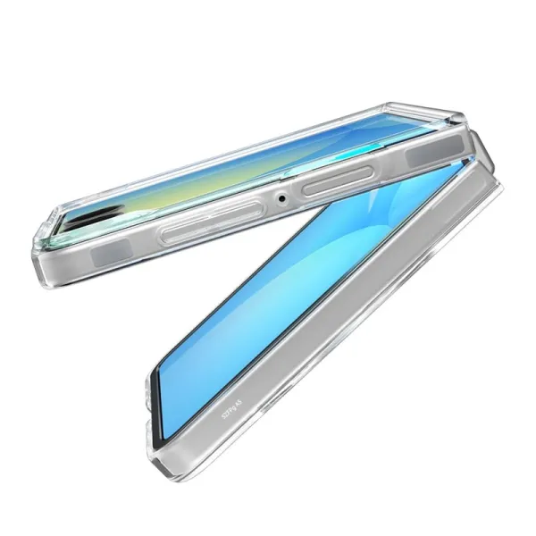 Spigen Airskin Mag MagSafe - Case for Samsung Galaxy Z Flip 7 (Clear/White)