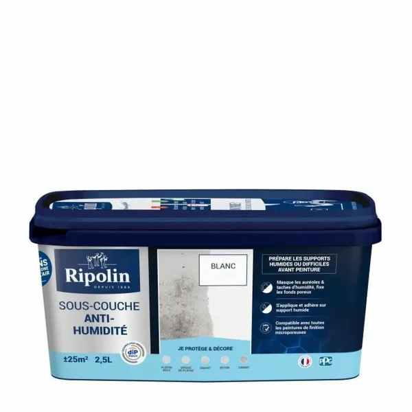 Kruntvärv Ripolin Valge Matt 2,5 L