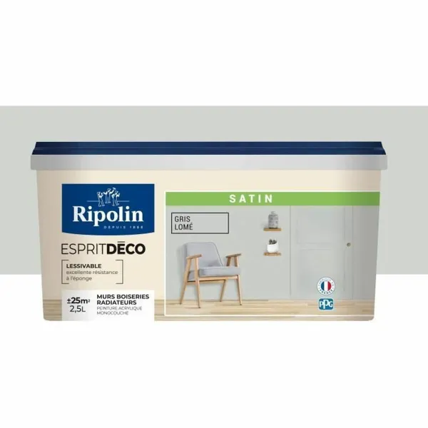 Kruntvärv Ripolin Hall Satineeritud 2,5 L