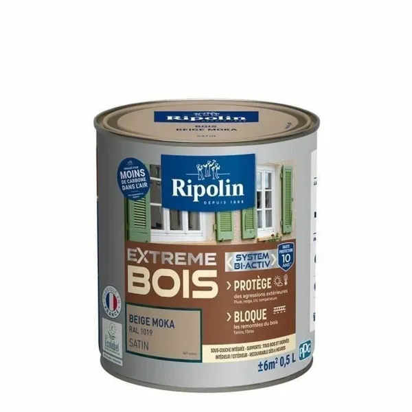 Gruntskrāsa Ripolin Bēšs Satīna apdare 500 ml
