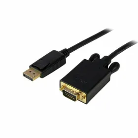 DisplayPort - VGA adapteri Startech DP2VGAMM10B 3 m Musta