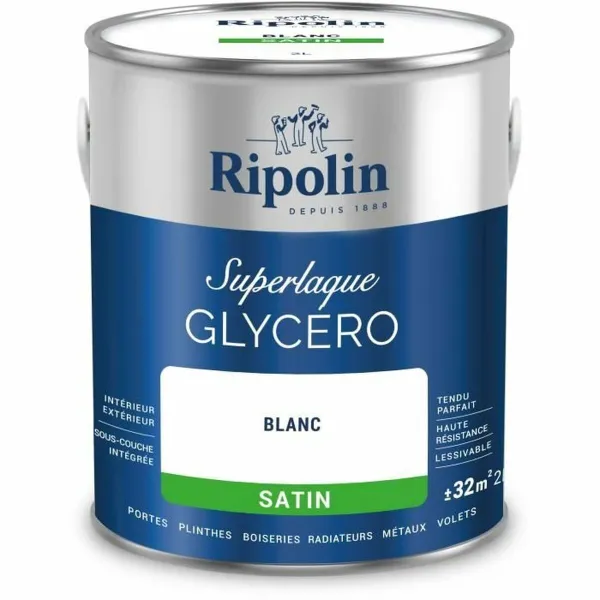 Kruntvärv Ripolin 447559 Valge Satineeritud 2 L