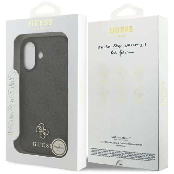 Guess 4G Small 4G and Classic MagSafe - Case iPhone 17 (black)