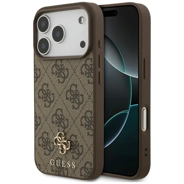 Guess 4G Small 4G and Classic MagSafe - Case iPhone 17 Pro (brown)
