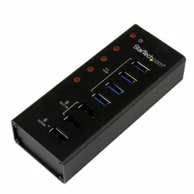 USB šakotuvas Startech ST4300U3C3 Juoda