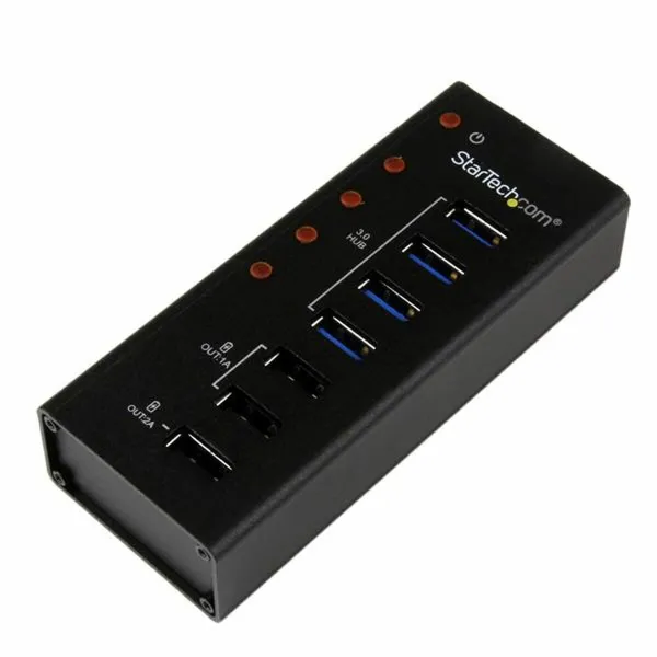 USB Centrmezgls Startech ST4300U3C3 Melns