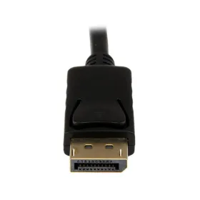 DisplayPort-DVI Adapter Startech DP2DVIMM6BS Must 1,8 m