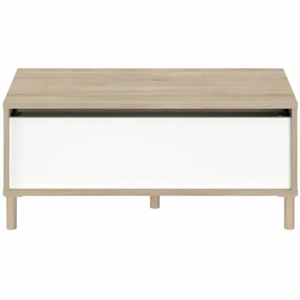 Поднимающийся кофейный столик Parisot Белый 100 x 50 x 43,6 cm