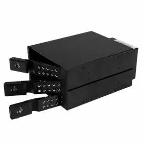 Riiul Startech HSB3SATSASBA Must 3,5" Kaasaskantav