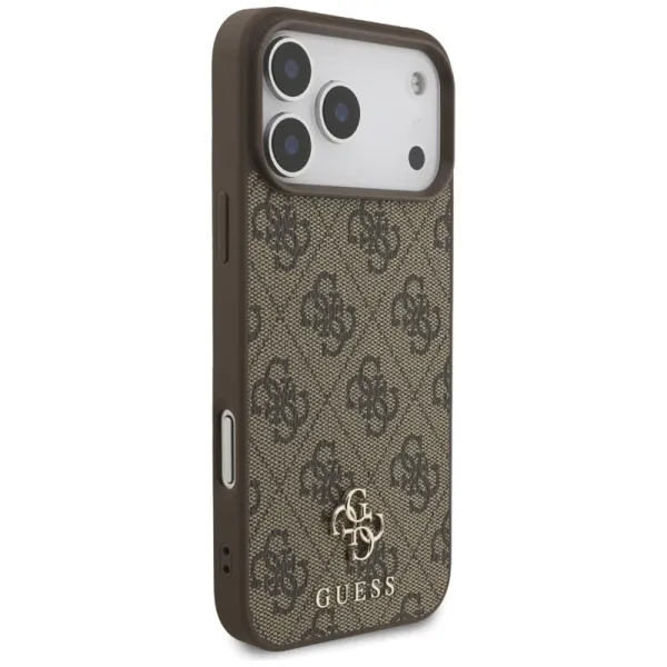 Guess 4G Small 4G and Classic MagSafe - Case iPhone 17 Pro Max (brown)