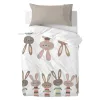 Pillowcase HappyFriday Moshi Moshi Rabbit Family Multicolour 50 x 75 cm