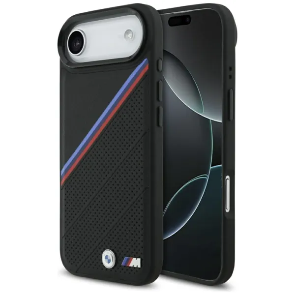 BMW M Tricolor Metal Logo MagSafe - iPhone Air Case (Black)