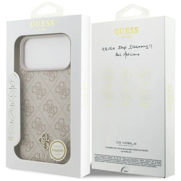 Guess 4G Small 4G and Classic MagSafe - Case iPhone 17 Pro Max (pink)