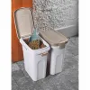 Pet food jar Kerbl White Brown 15 L