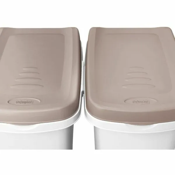 Pet food jar Kerbl White Brown 15 L