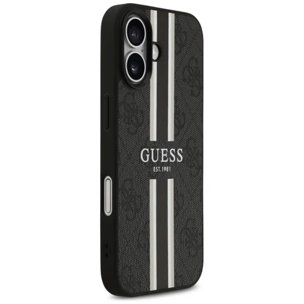 Guess 4G Printed Stripes MagSafe - Case iPhone 17 (black)