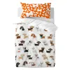 Pillowcase HappyFriday Mr Fox Dogs Multicolour 50 x 75 cm