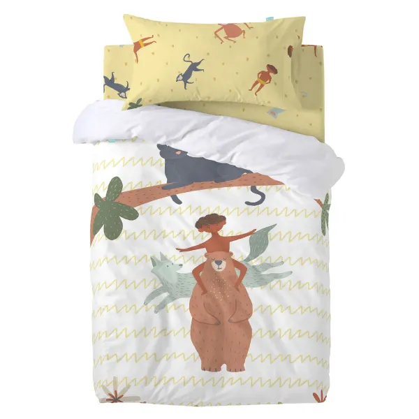 Pillowcase HappyFriday Mr Fox Jungle Life Multicolour 50 x 75 cm