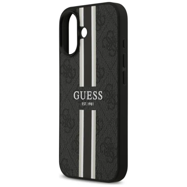 Guess 4G Printed Stripes MagSafe - Case iPhone 17 (black)