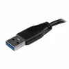 Универсальный кабель USB-MicroUSB Startech USB3AUB15CMS         Чёрный