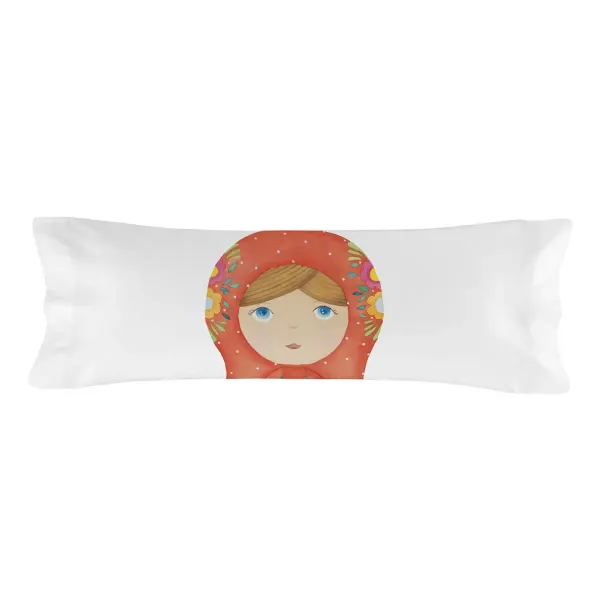 Pillowcase HappyFriday Baleno Teen Matryoshka Multicolour 45 x 110 cm