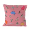 Pillowcase HappyFriday Baleno Teen Pink Kangaroo Multicolour 60 x 60 cm