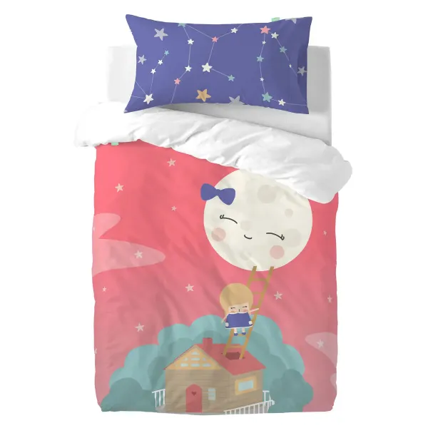 Pillowcase HappyFriday Happynois Moon dream Multicolour 50 x 75 cm