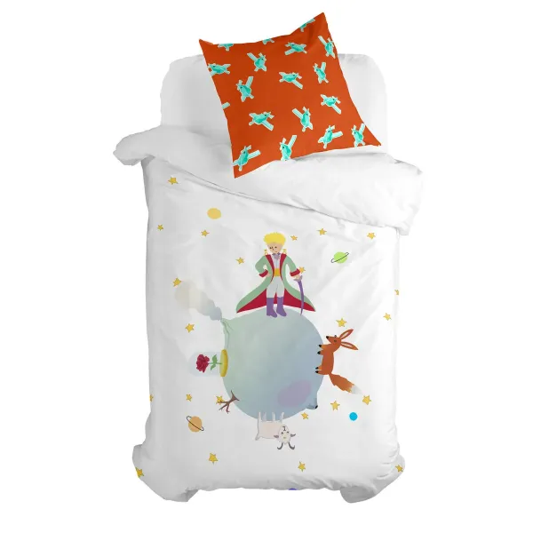 Pillowcase HappyFriday LE PETIT PRINCE Multicolour 80 x 80 cm