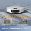MOVA Robotti-imuri ja moppi E30ULTRA 7000 Pa, 4 l säiliö, 3 h akku, valkoinen