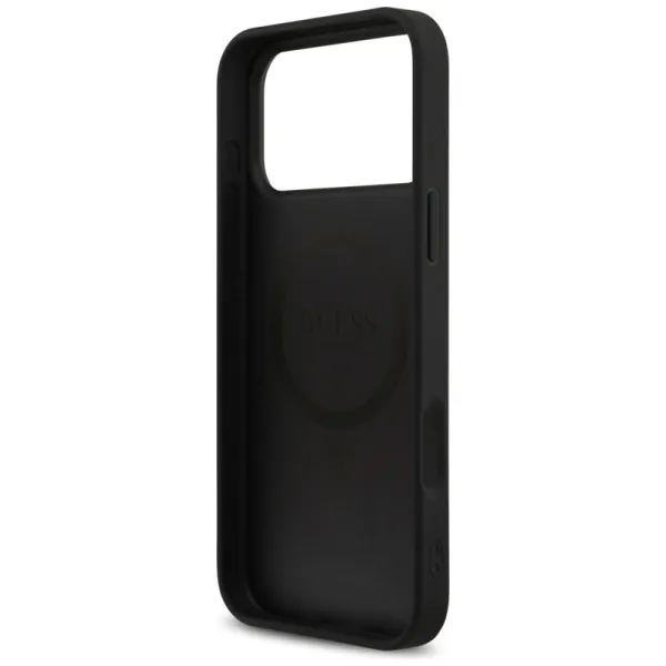 Guess 4G Printed Stripes MagSafe - Case iPhone 17 Pro Max (black)