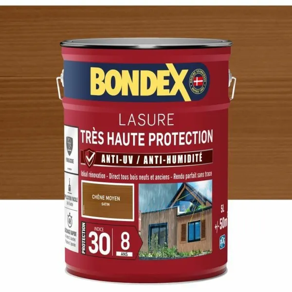 Pohjamaali Bondex Ruskea Satiiniviimeistely 5 L