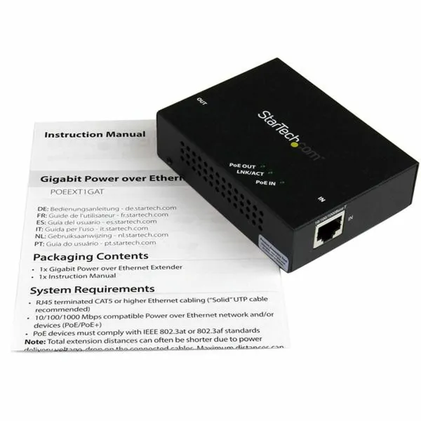 PoE toistin Startech POEEXT1GAT