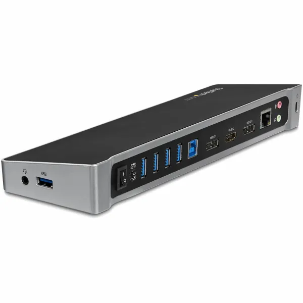 USB-keskitin Startech USB3DOCKH2DP